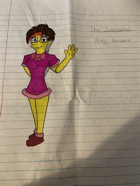 The Simpsons: Riley Sanders {Pt.3} by ArtRemaker4000 on DeviantArt