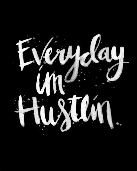 Everyday I'm Hustlin' Weekly And Monthly Planner With Motivational Quotes (8 10