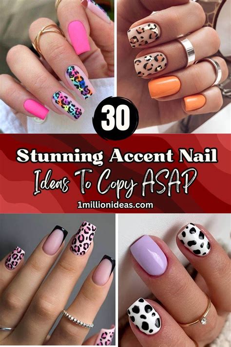 30 Stunning Accent Nail Ideas To Copy ASAP
