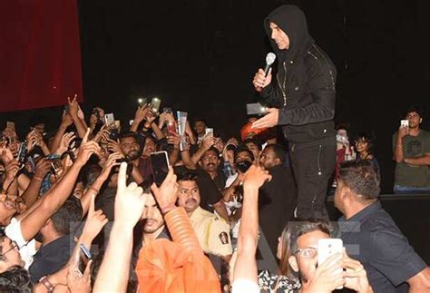 Akshay Kumar was snapped at the special screening of his latest release ...