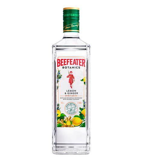Beefeater Ginebra Sabor a Limón y Jengibre Botanics, 700 ml - El