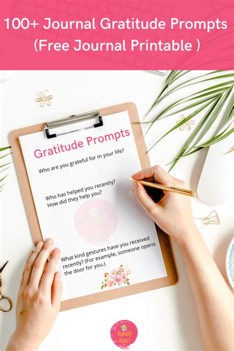 100+ Daily Gratitude journal prompts(Free Journal Printable ) - The ...