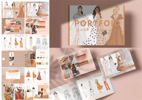 fashion model portfolio template