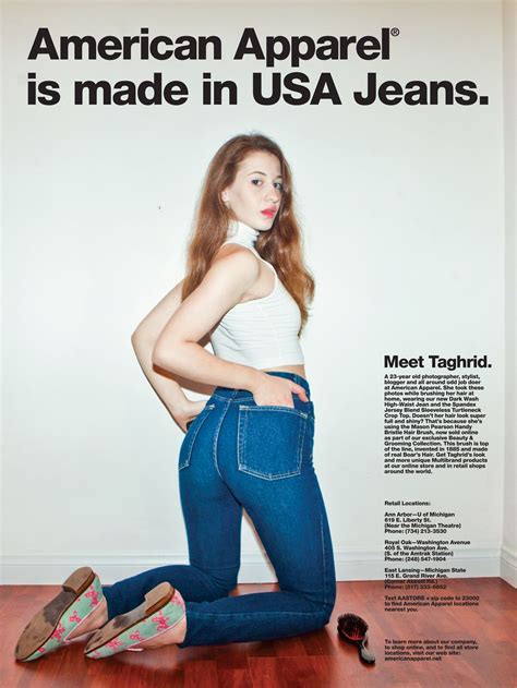 Made in USA Jeans by #AmericanApparel #denim #advertisements | Things