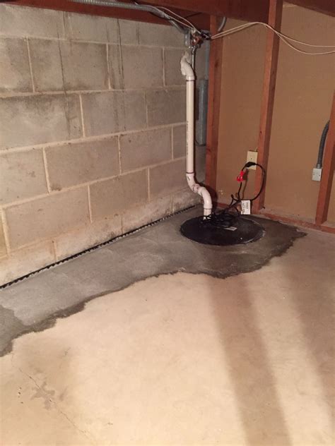 Foundation wall leaks water into basement wet damp leaking basement