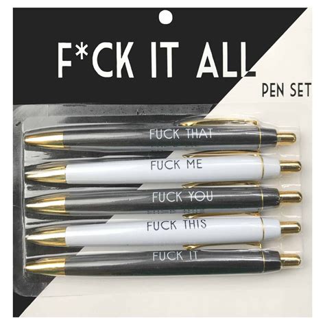 Fuck Pen Set - Say it with Stacey