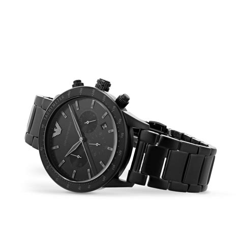 Emporio Armani Black Gents Watch AR11242 | Goldsmiths