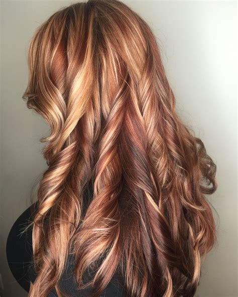 Brown Hair With Copper Lowlights