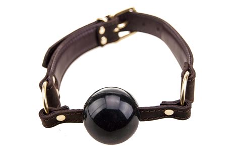 Bound by Loving Joy Nubuck Leather Solid Ball Gag: Amazon.co.uk: Health