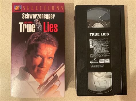 TRUE LIES (VHS, 2001) Arnold Schwarzenegger, Jamie Lee Curtis, Tom