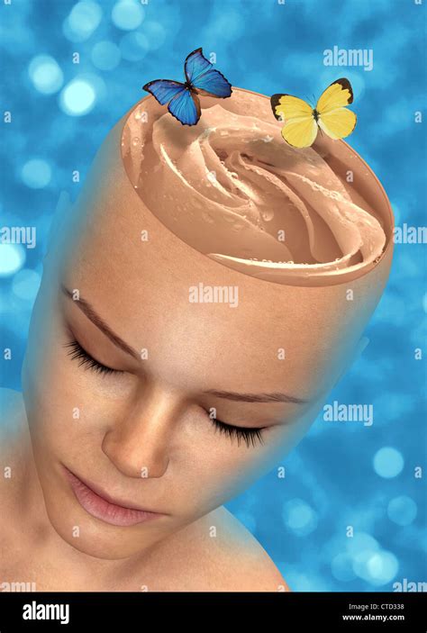 consciousness conceptual artwork stock photo alamy