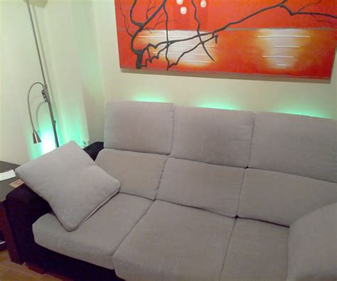 Диван с подсветкой светодиодной в интерьере (43 фото) - красивые ...