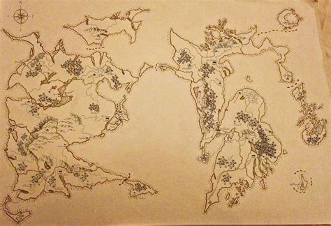 Fantasy world map outline - litycams