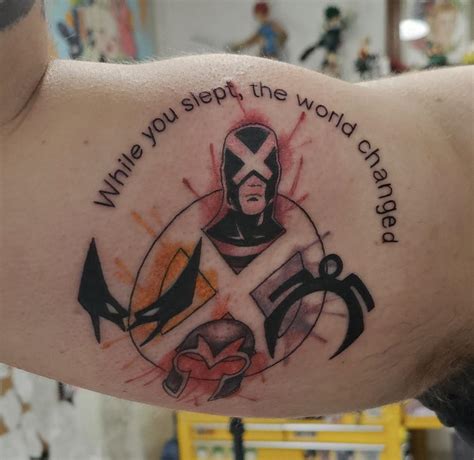 Got an X-Men tattoo today and it turned out great. : r/xmen