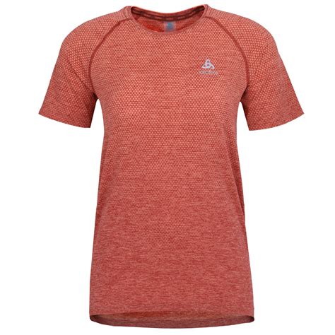 Odlo Essentials Seamless Running T-Shirt Women - cinnabar melange | BIKE24
