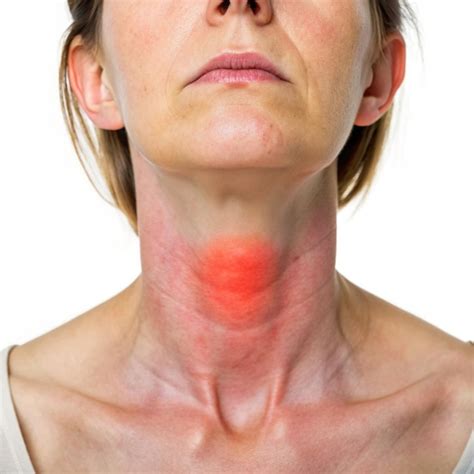 swollen neck pictures