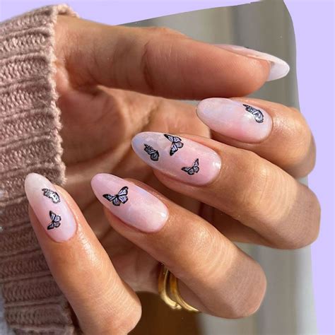 beautiful butterfly nails cute nail art designs  butterflies