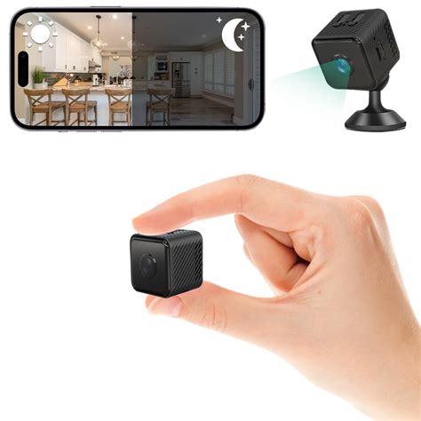 Hidden Cameras With Night Vision Mini 1080P HD WiFi Hidden Camera Spy