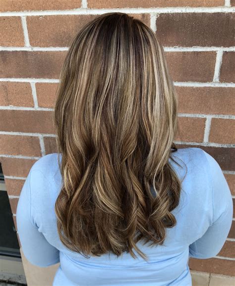 Fall Hair 🍂🧡 Dark Brown Lowlights and Carmel Highlights | Dark hair