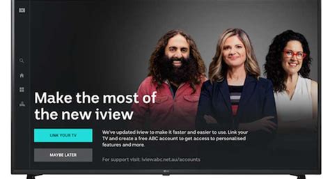abc iview launches refreshed  rebuilt app experience  smart tvs