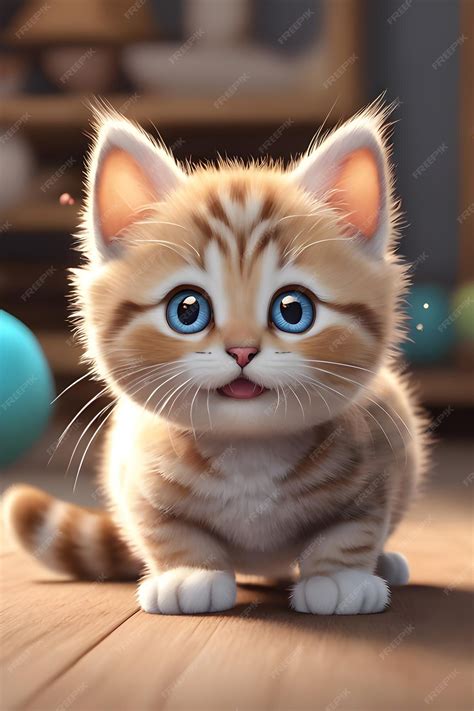Premium AI Image | Cartoon Jump Kick Baby Munchkin Cat Playful Move