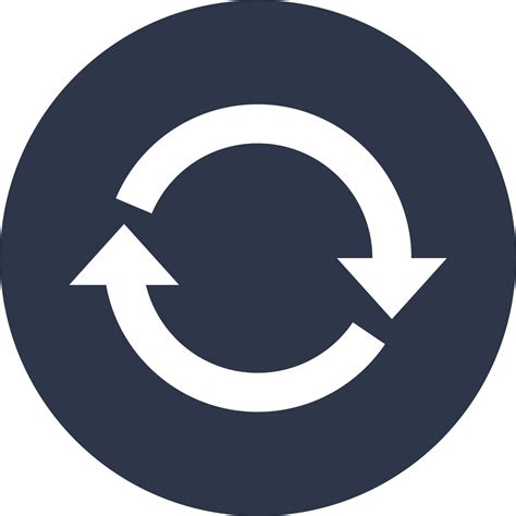 sync icon  black colors server signs illustration  png