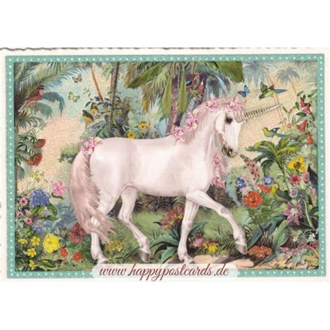 POSTCARDS | Edition Tausendschön | Unicorn - Tausendschön - Postcard ...