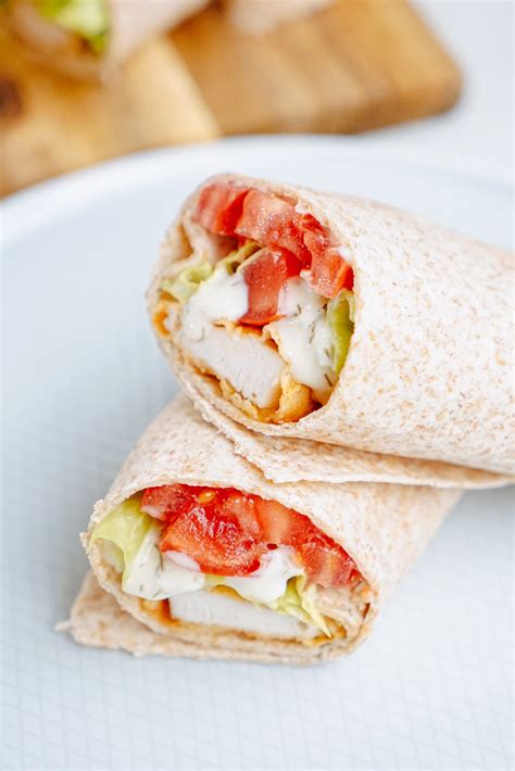 Crispy Chicken Wraps - Lauren's Latest