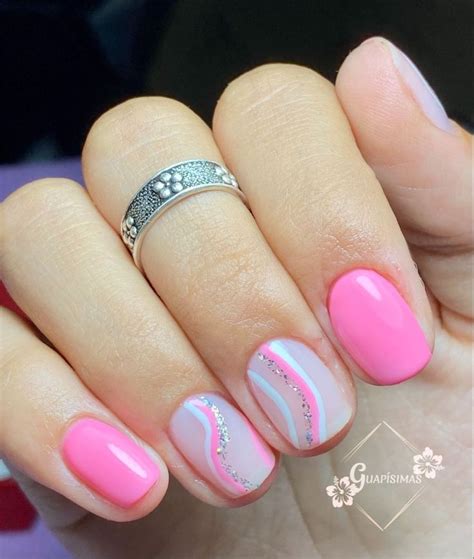 Nails ali ⭐️ | Pink gel nails, Cute gel nails, Gel nails