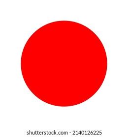 Solid Red Dot Icon Red Dot Stock Vector (Royalty Free) 2140126225 ...