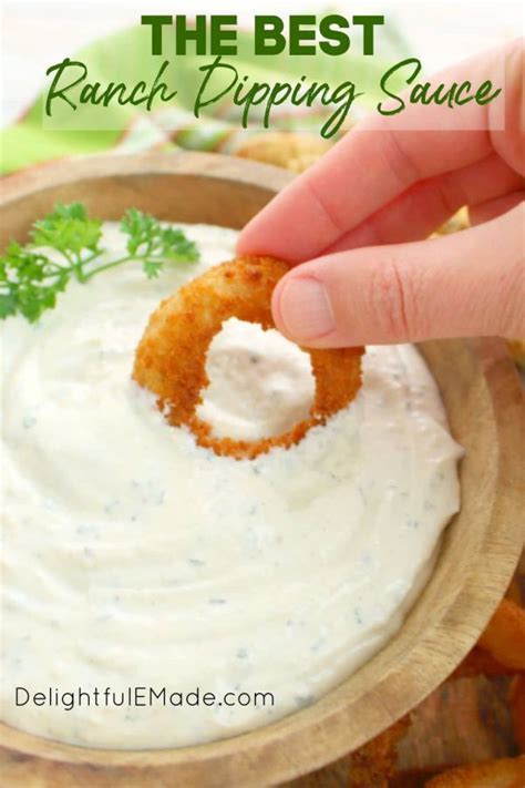 Parmesan Ranch Dipping Sauce | The BEST Ranch Dipping Sauce recipe!