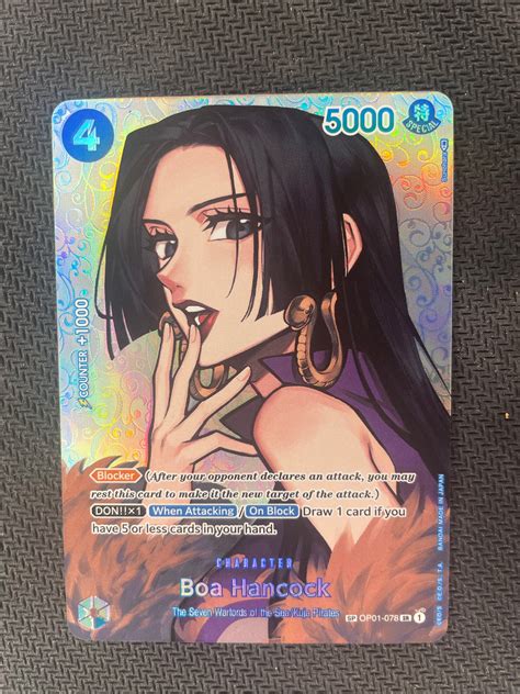 One Piece TCG Kingdoms of Intrigue OP01-078 Boa Hancock SP Full Art