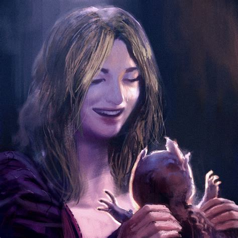 arianna and celestial child (bloodborne) drawn by espen_olsen_saetervik