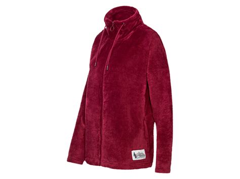 esmara® Damen Plüsch-Jacke mit Stehkragen | LIDL