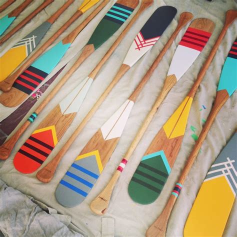 canoe paddles  norquay  inspiration  painting oars  ideas