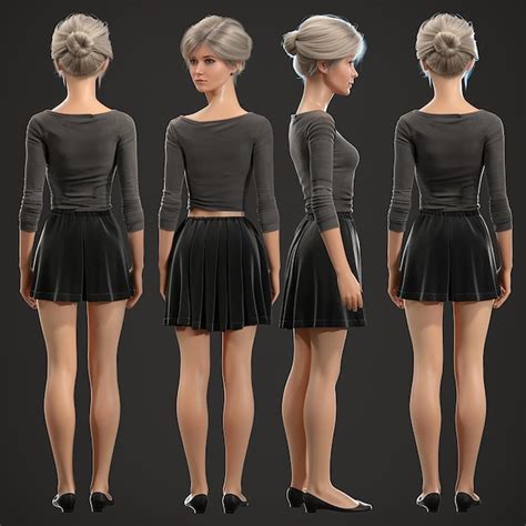 blank character model sheet images    freepik