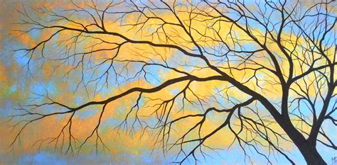 Tree Branch Painting at PaintingValley.com | Explore collection of Tree ...