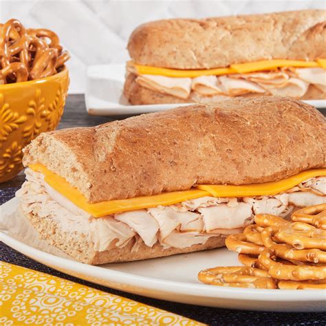 Marketside Turkey & Cheddar Sub, Half