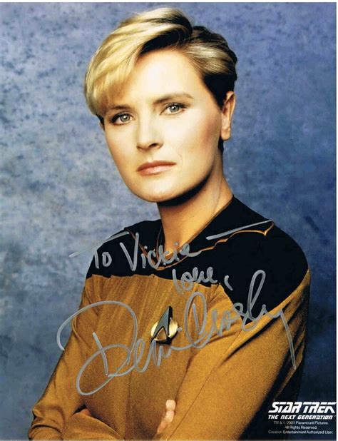 Denise Crosby Autographed 8x10 Photo. Star Trek Next Generation. Tasha