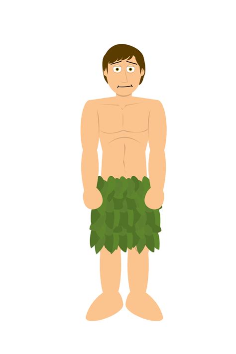 Cartoon Bible Character - Adam 24679350 PNG