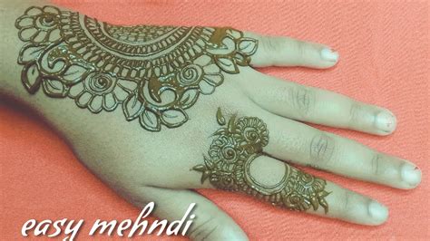 beautiful mehndi designs  easyand  simple mandhi design