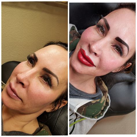Eyebrows & Eyeliners healing... - Microblading by Tina Chung