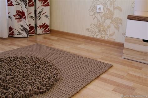 Вязаный ковер "Тайна" – заказать на Ярмарке Мастеров – GVO61RU | Ковры ...