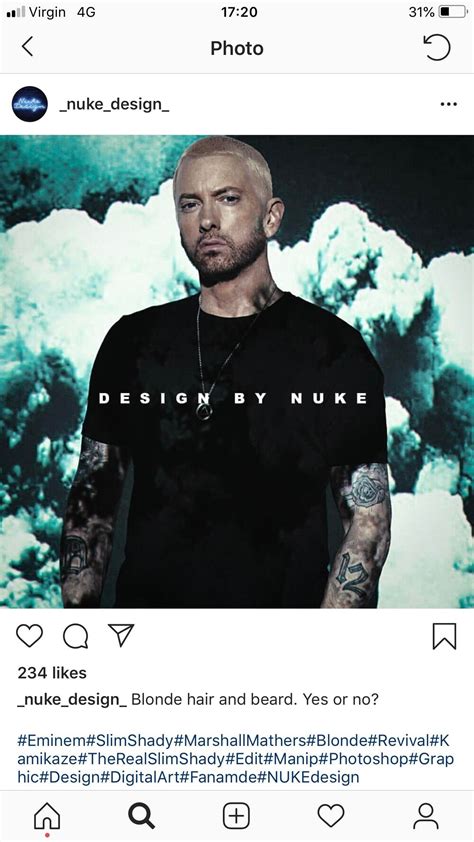 Beard & Blonde Hair : r/Eminem
