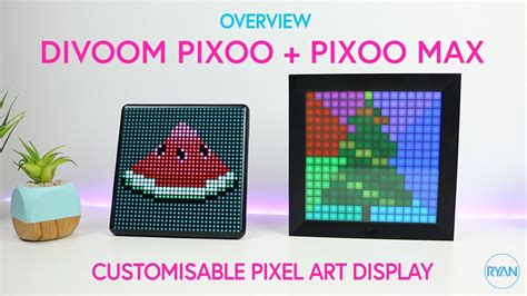 Divoom Pixoo vs Pixoo Max OVERVIEW - PIXEL ART DISPLAYS (2020) 🌈 🖼 ...