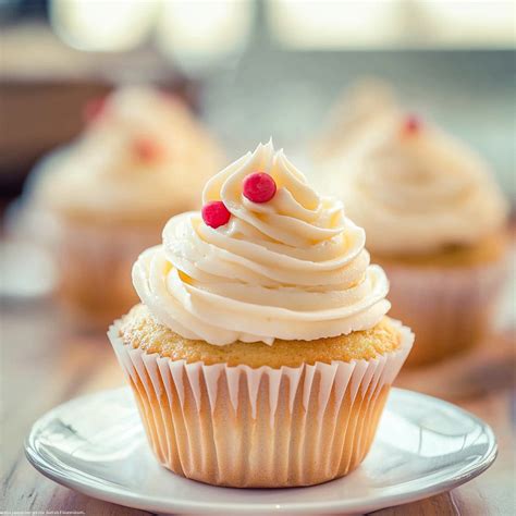delightful vanilla cupcakes  buttercream frosting hibord