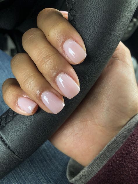 SNS manicure “Make Me Blush” #sns #manicure #nude | Sns nails colors