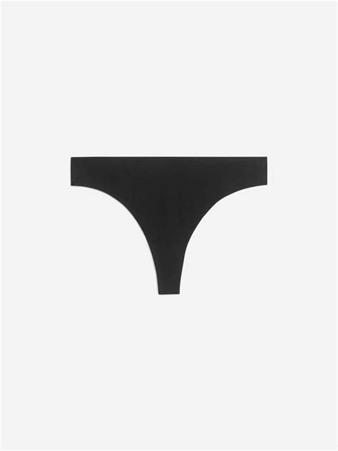 Seamless Thongs – Black – Women – ARKET NL
