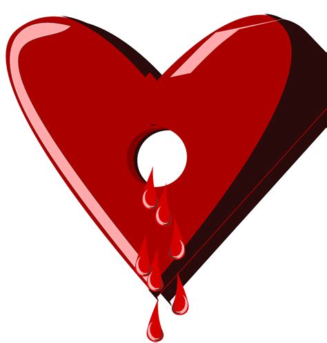 hollow bleeding heart vector image svg freepngimg