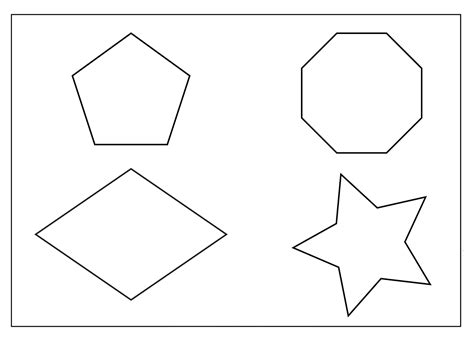 geometric shapes printables